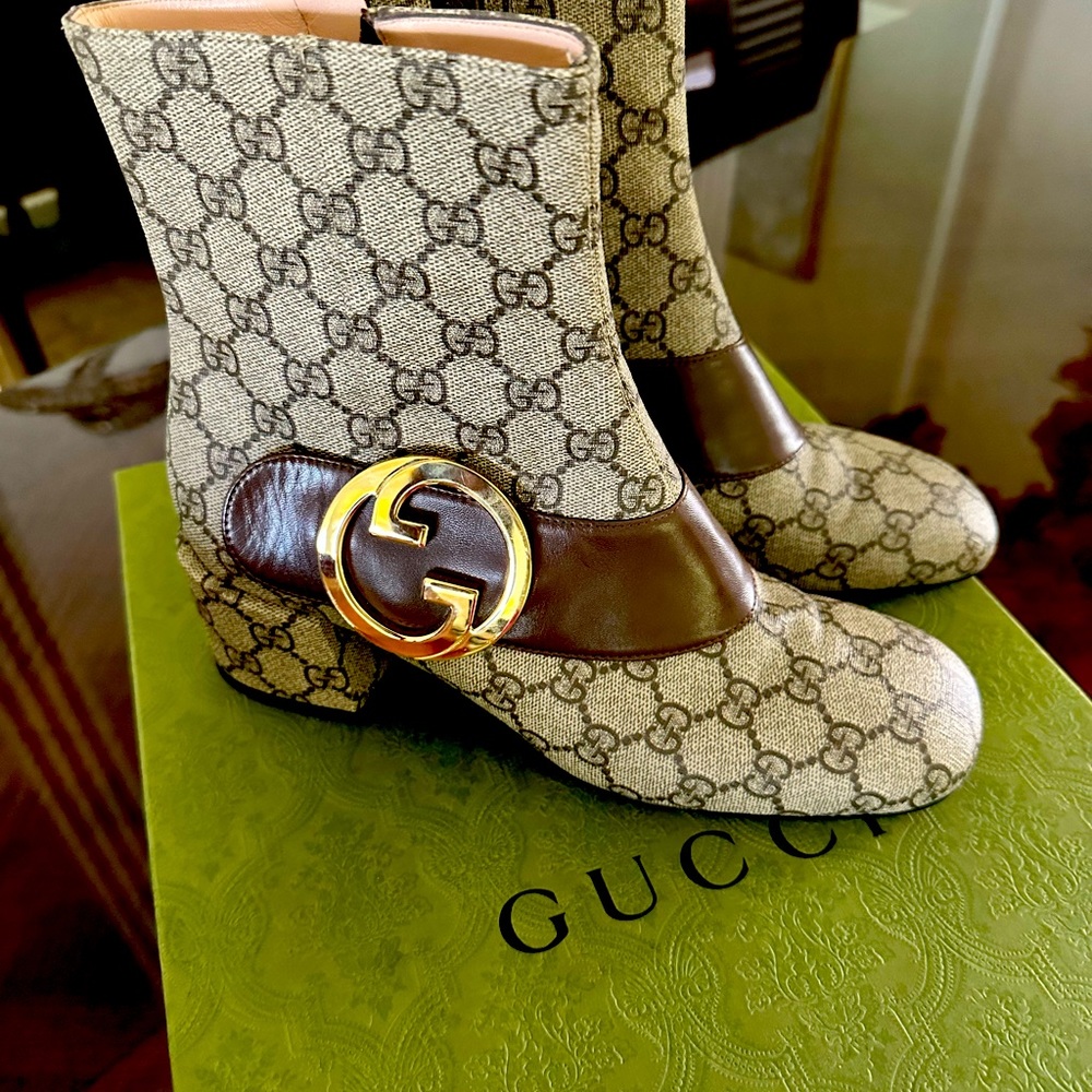 Gucci Boots- only worn once. Purchased 9/2023 $1,320. Listing price $600